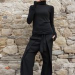 Luxury Pants Side Pocket Black Pants